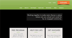 Desktop Screenshot of denvercats.org