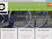 Tablet Screenshot of denvercats.org